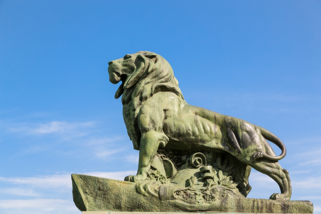 Statua di leone - Madrid