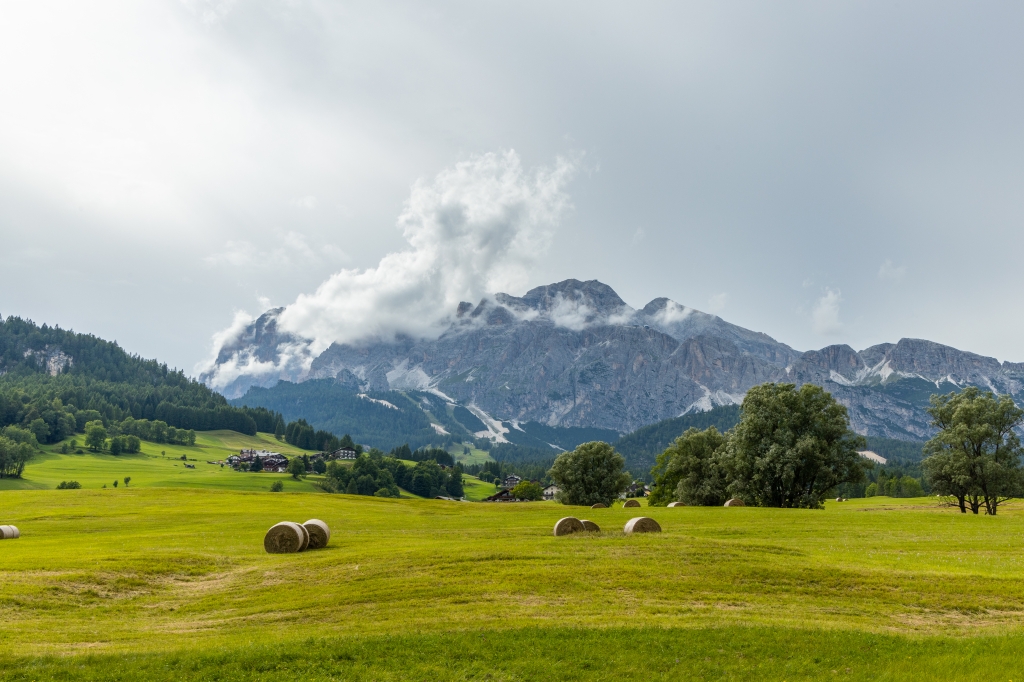 Le Dolomiti vicino Cortina d'Ampezzo