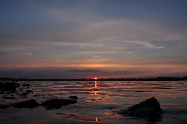 Tramonto al mar Baltico