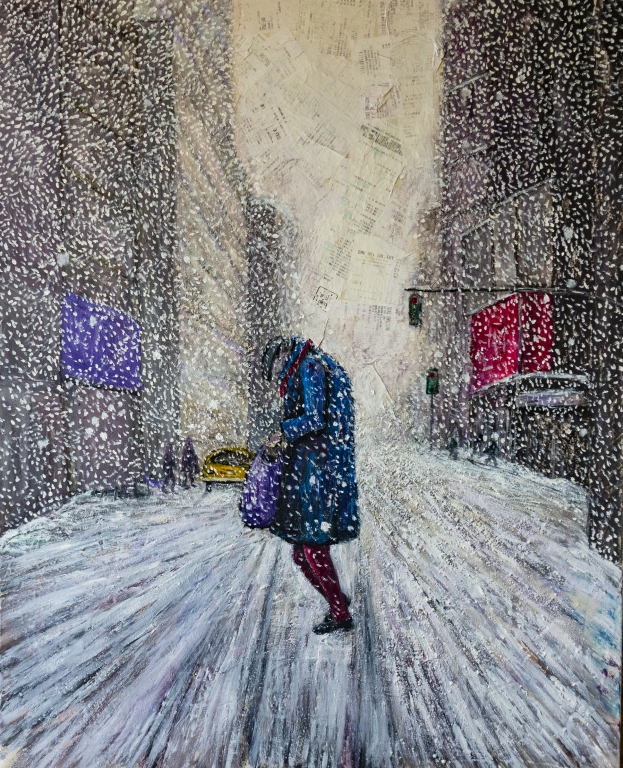 Nevicata in città