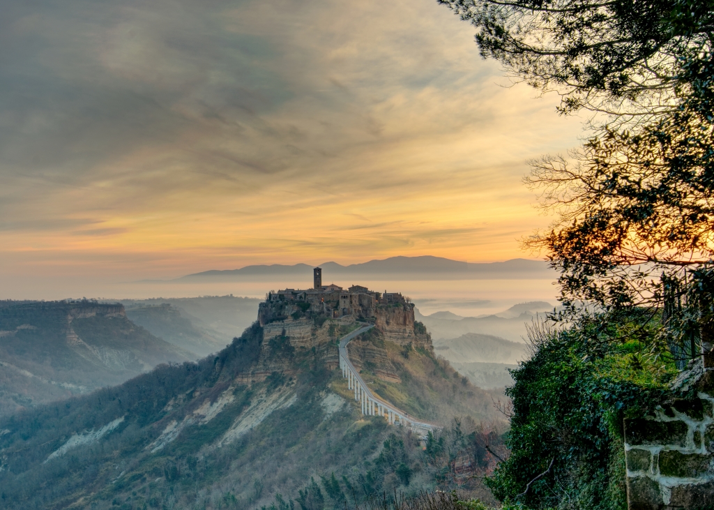 Alba a Civita di Bagnoregio