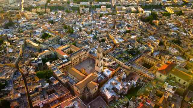 lecce dall'alto