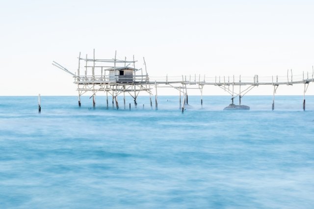 raditional fishing machine in Abruzzo, Italy: the "trabocco"