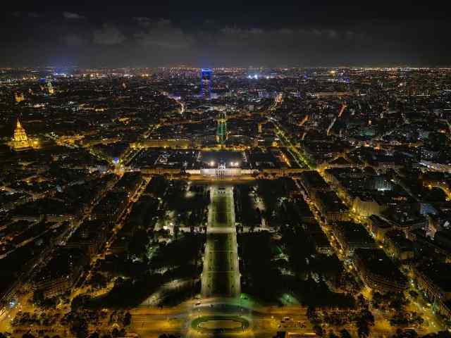 Giardino di tour eiffel Paris
