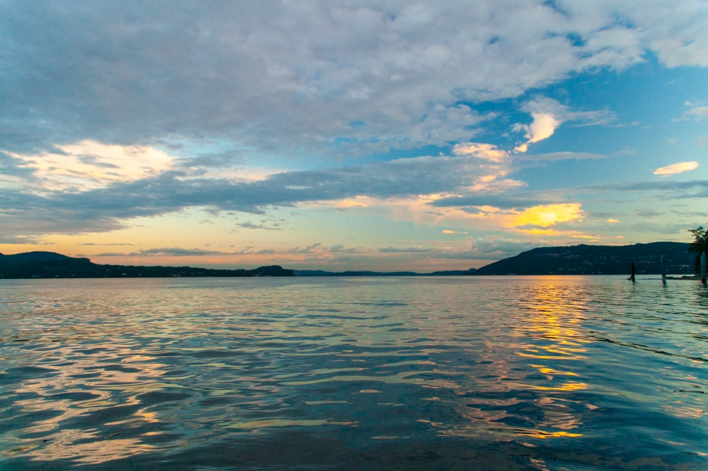 Fantastico tramonto sul Lago Maggiore, Stresa, Italia