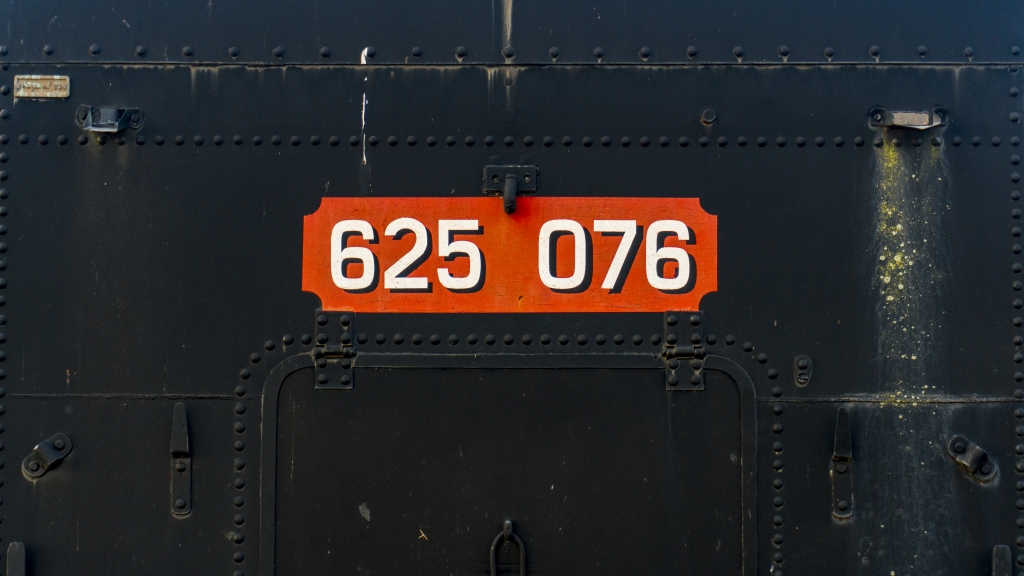 Il numero della locomotiva