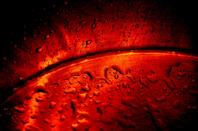 Gocce in rosso