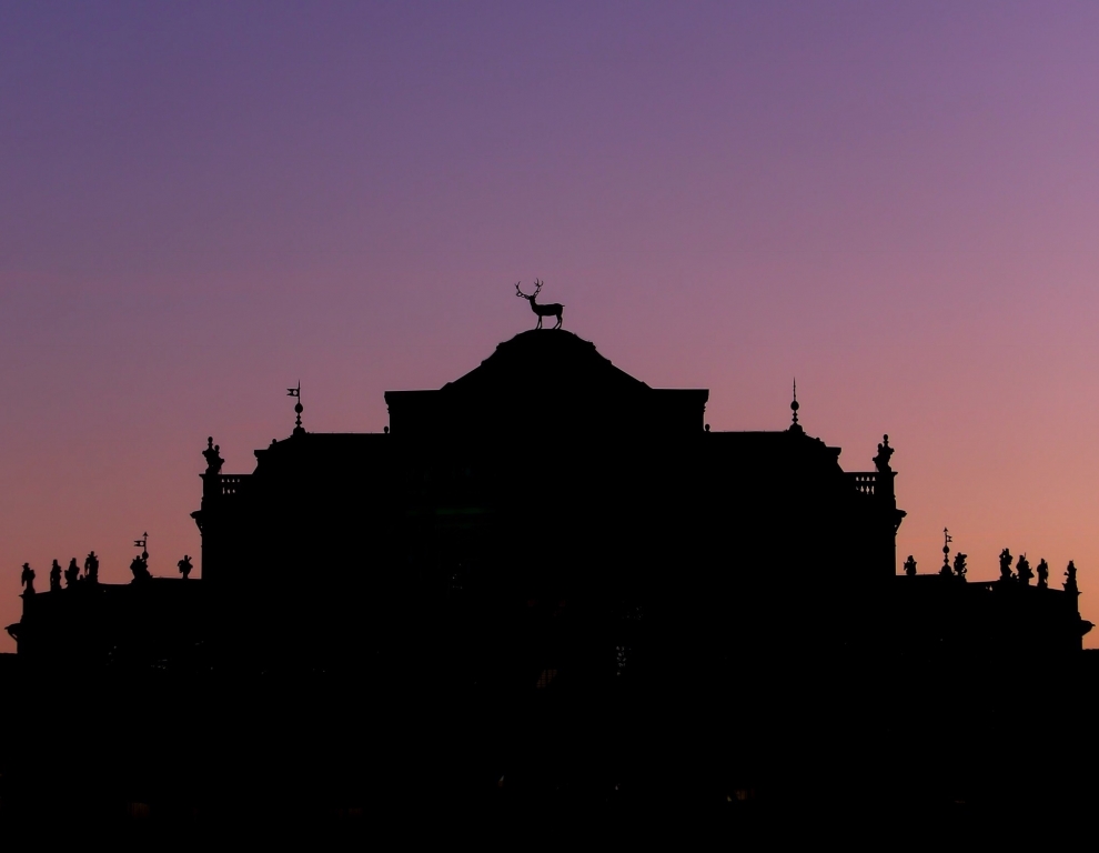Tramonto su Stupinigi