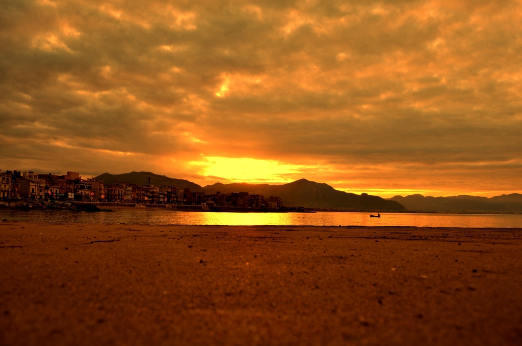 Tramonto infuocato