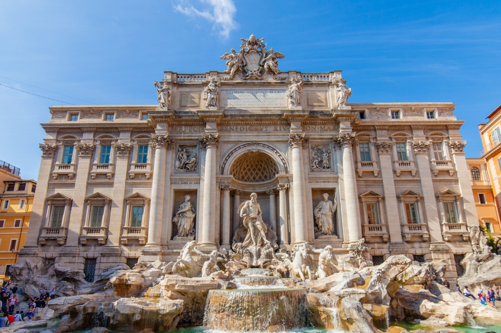 Fontana di Trevi, Roma, Italia