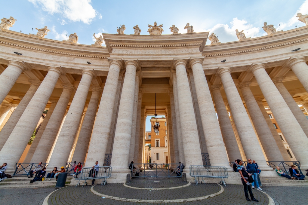 Colonnato del Bernini, Roma, Italia