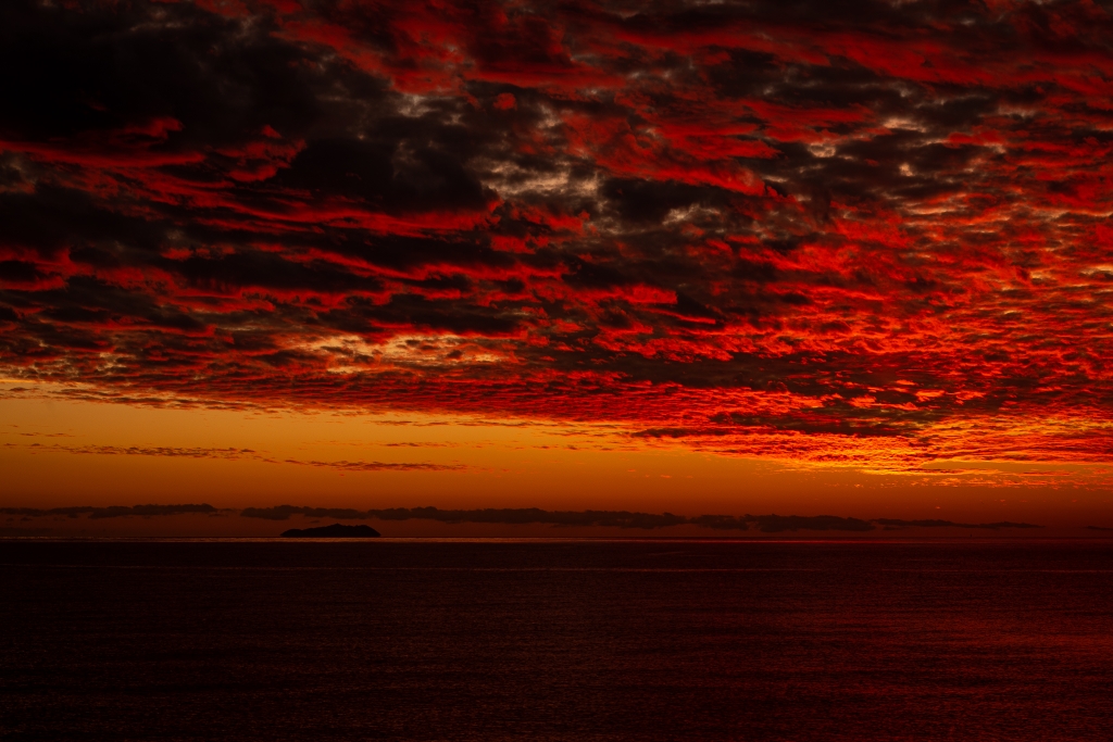 Tramonto infuocato
