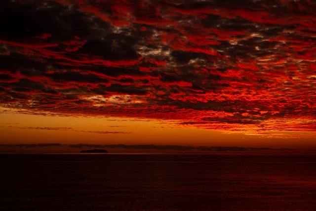 Tramonto infuocato