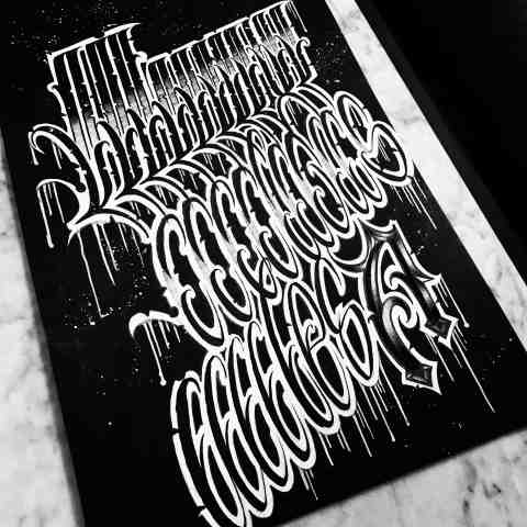 Modern Custom Lettering