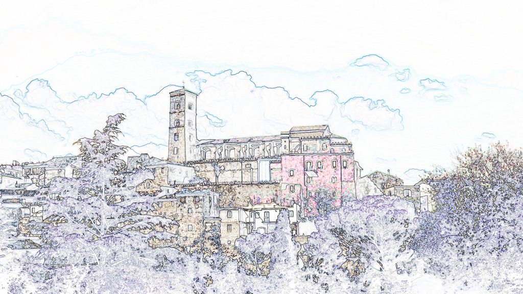 Outline of Cathedral of Santa Maria Assunta di Sutri