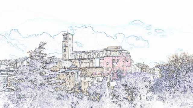 Outline of Cathedral of Santa Maria Assunta di Sutri