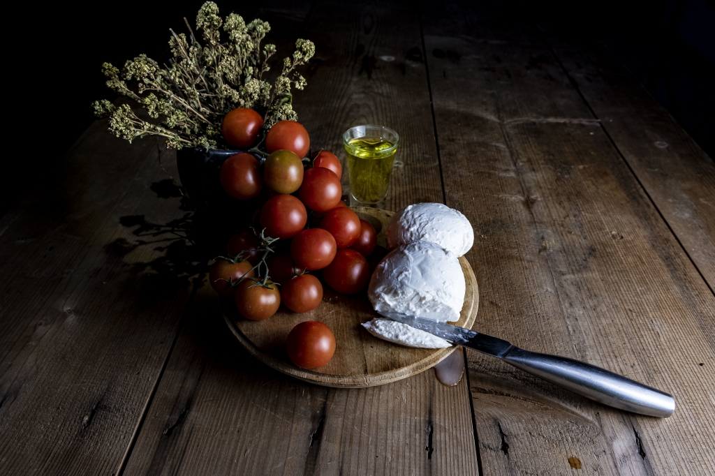Pomodoro, origano, mozzarella