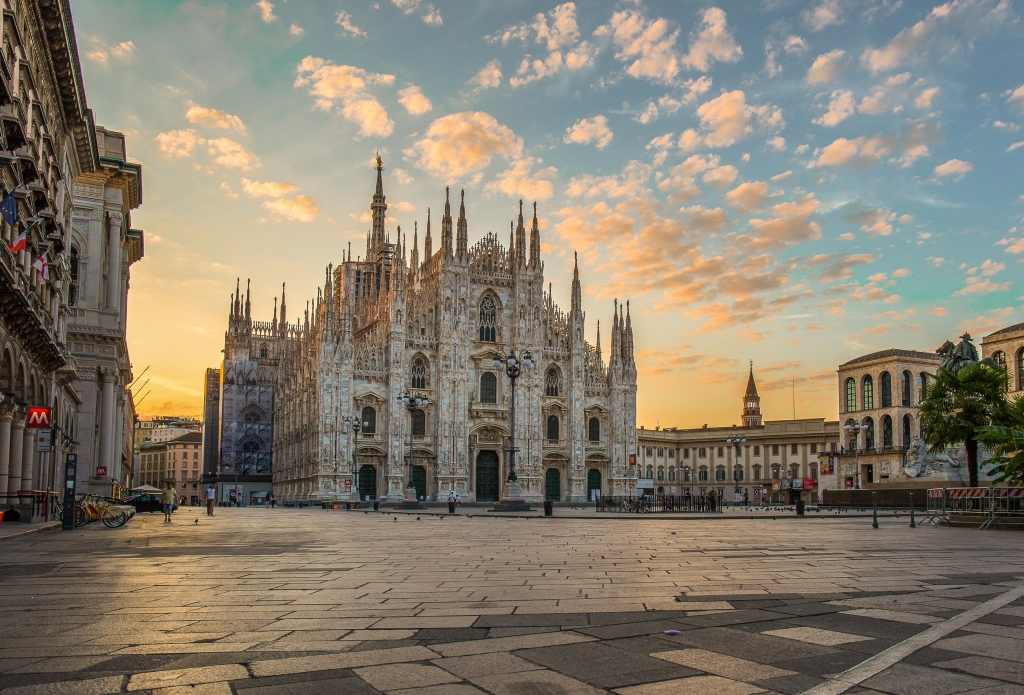 Milano piazza Duomo