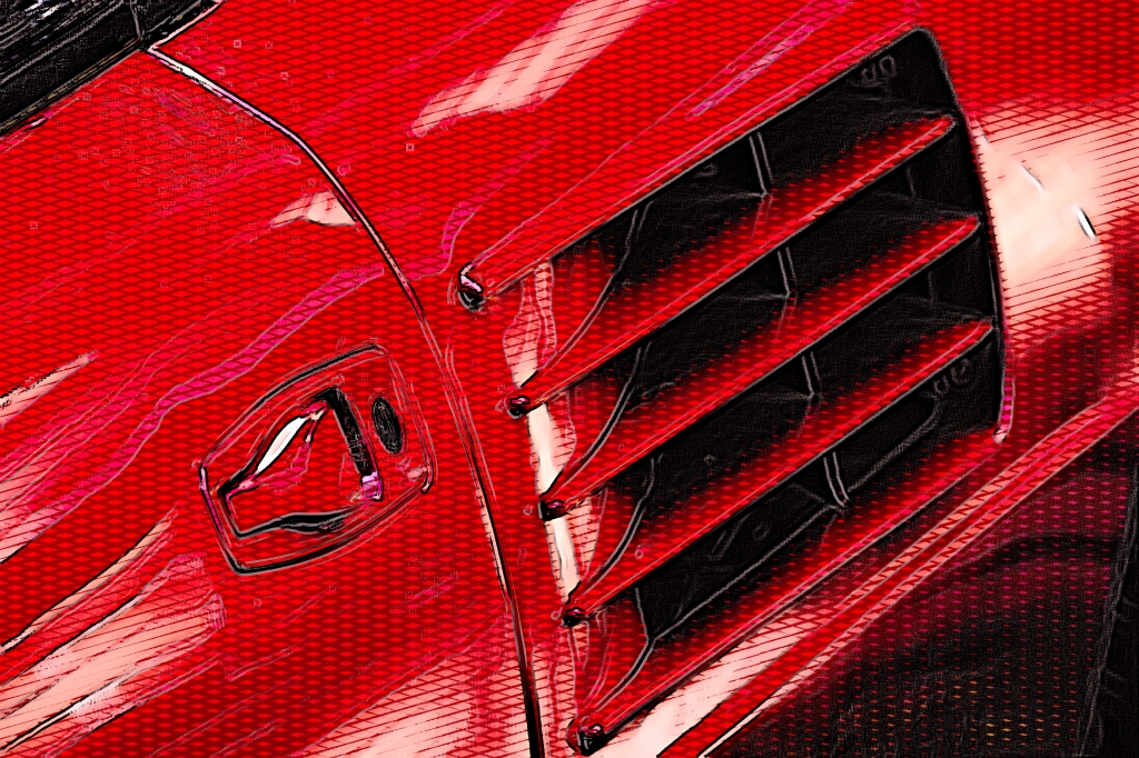 Rosso Ferrari  #1 _ Digital Art