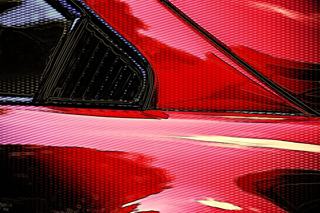 Rosso Ferrari  #4 _ Digital Art