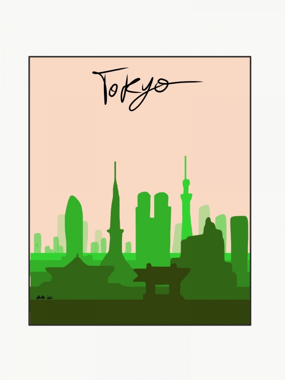Tokyo skyline