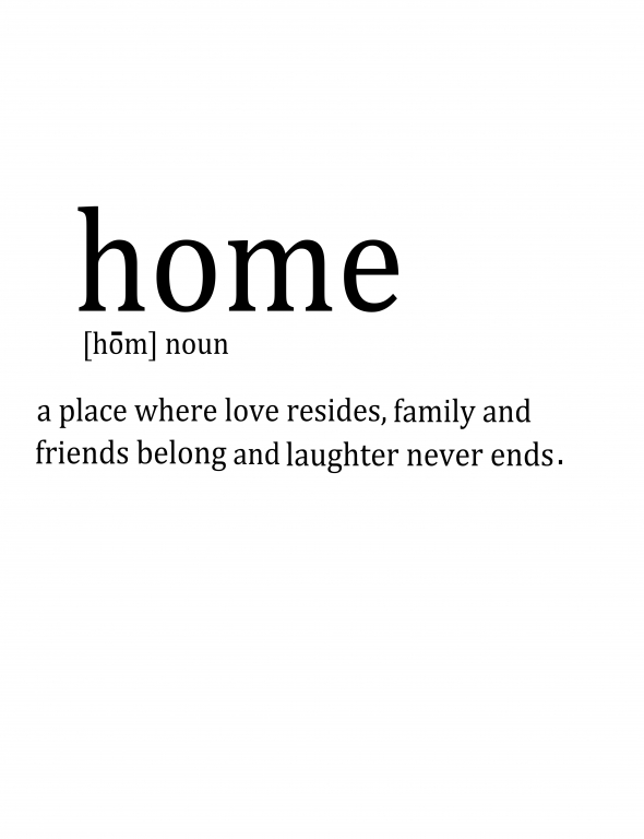HOME IS