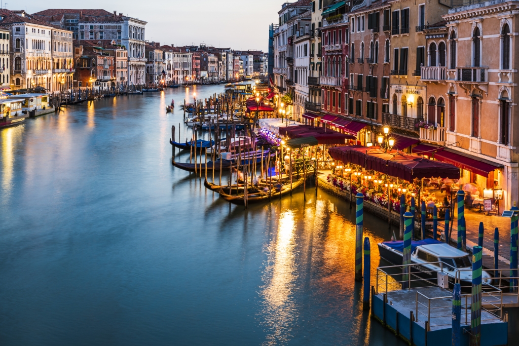 Colori del tramonto a Venezia