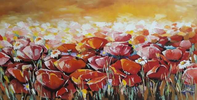 PAPAVERI  di primavera  del M° pasquale COLLE