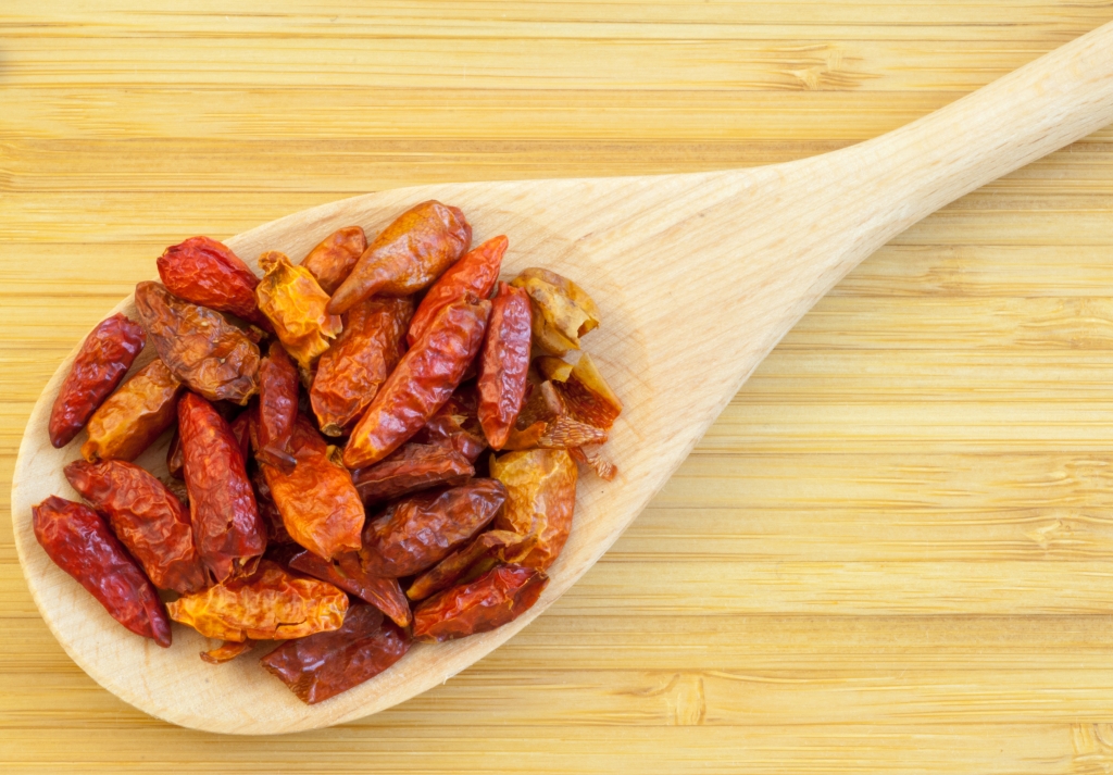 cucchiaio con peperoncino