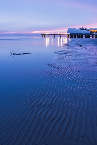 Magic of twilight. The blue hour.