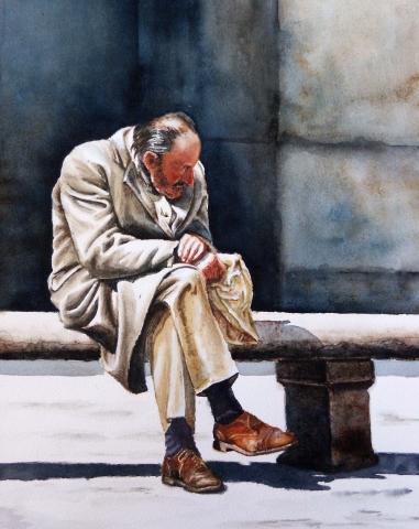 Clochard al sole · francaoliveri
