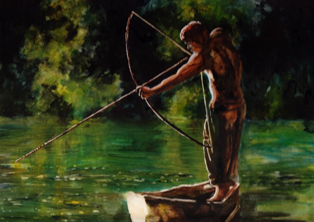 Pescatore con arco