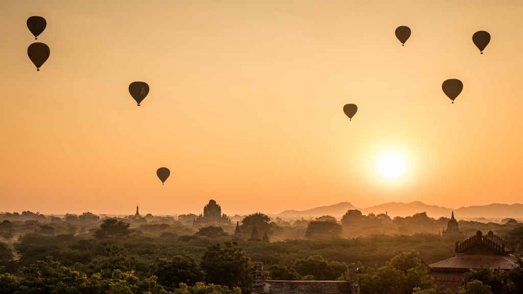 Bagan all' alba