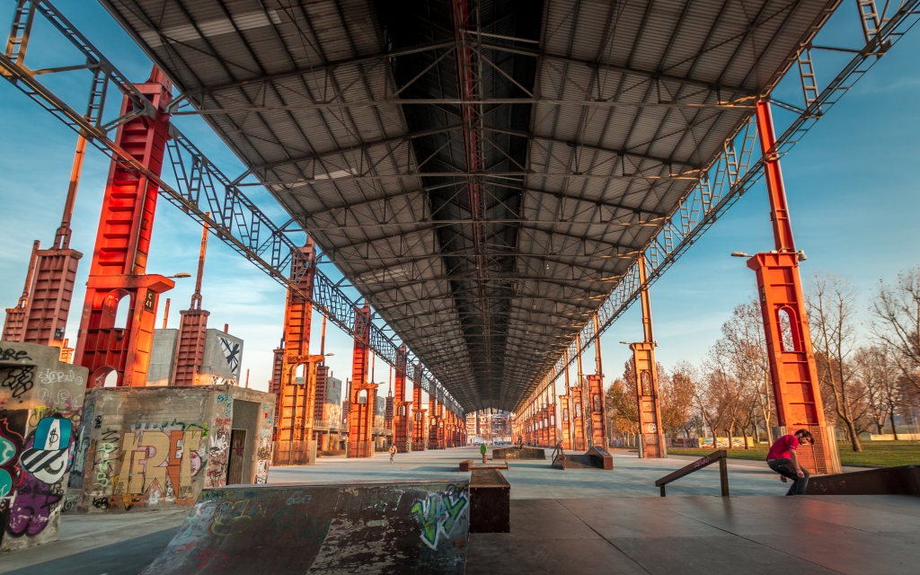 Tettoia del Parco Dora a Torino