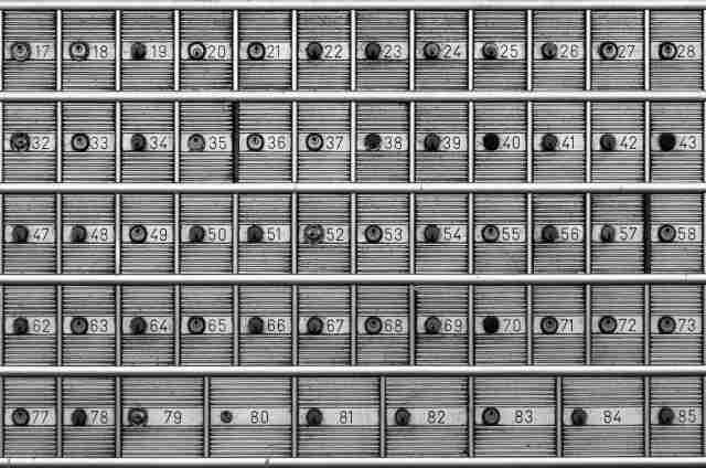 Cassette di sicurezza - Bianco e nero