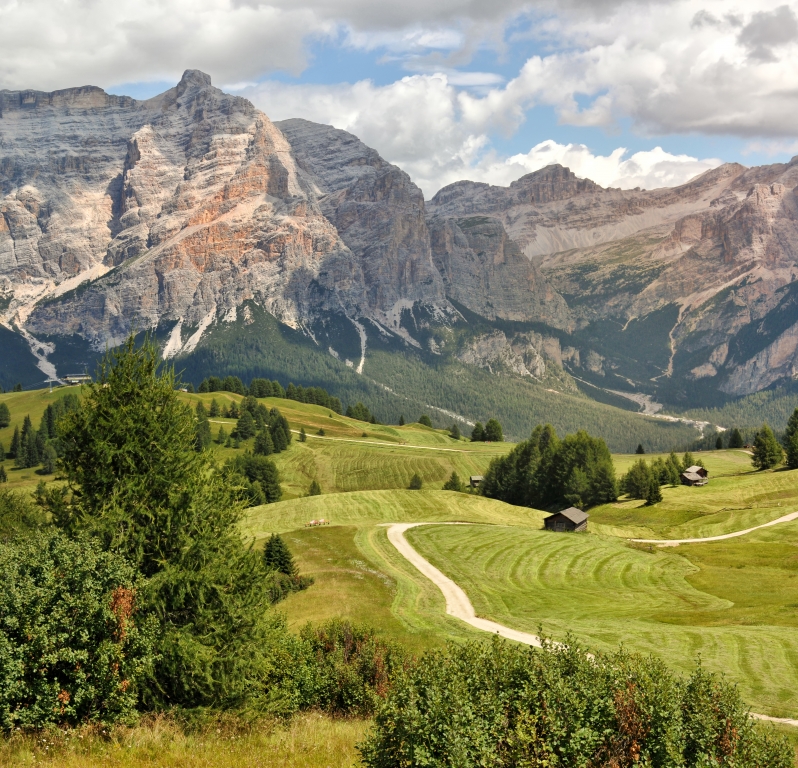 Panorama di montagna