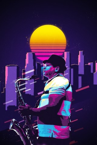 Purple - sax