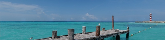 Il vecchio faro Caraibi Messicani