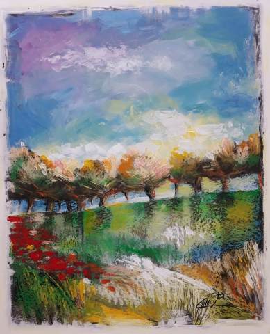 PRIMAVERA ..dipinto di Pasquale COLLE
