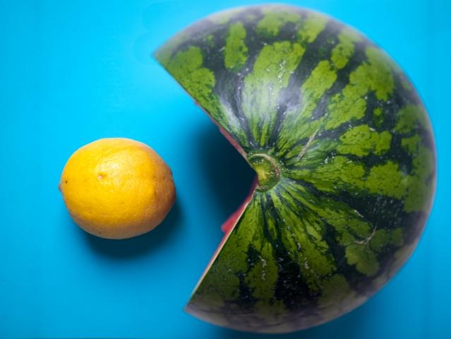 Anguria e limone versione pacman
