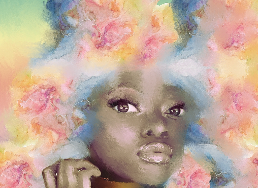 candy girl abstract