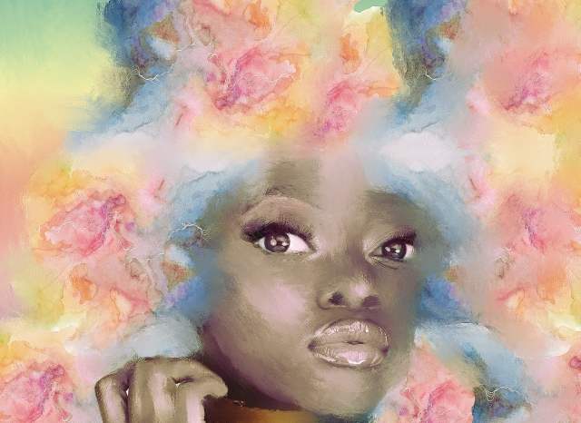 candy girl abstract