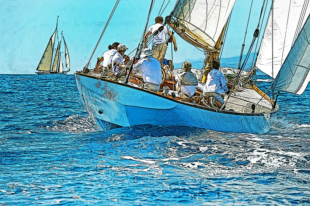 Regata in Yacht d'epoca.
