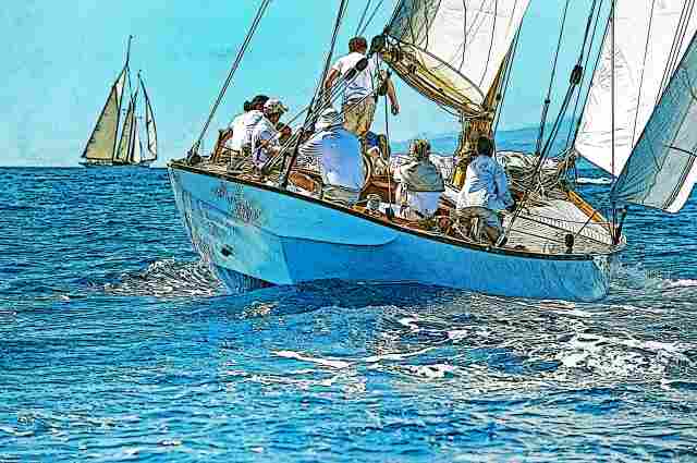 Regata in Yacht d'epoca.