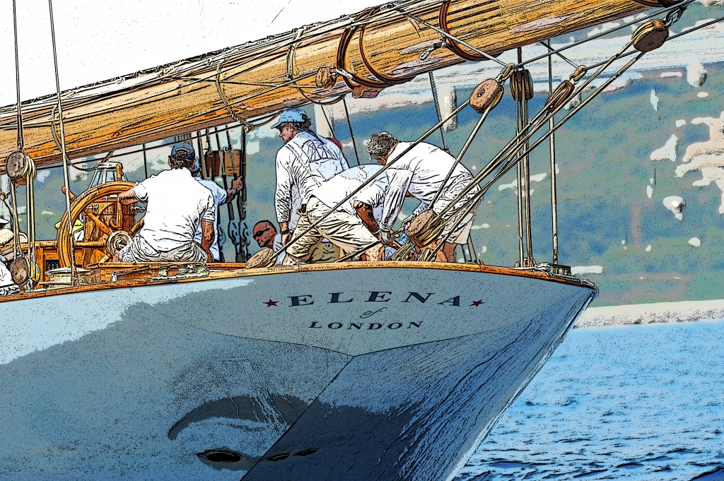 Equipaggio su Yacht a vela.