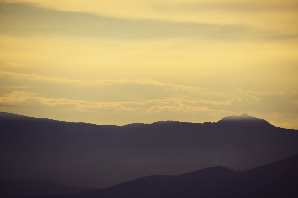 la luce del tramonto
