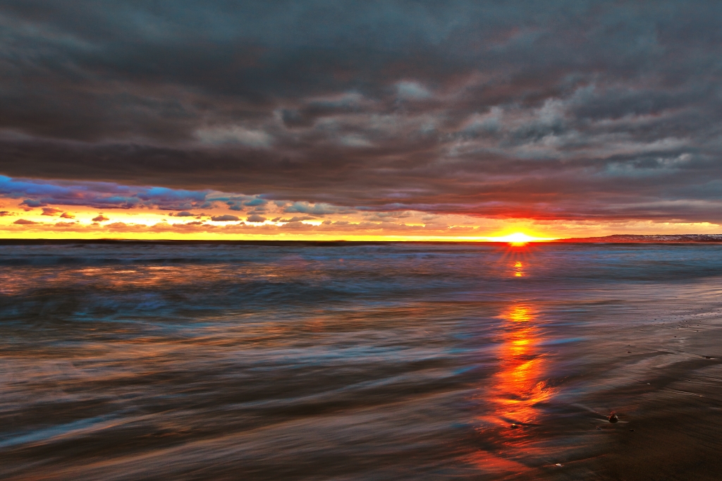 Alba sul mare Adriatico