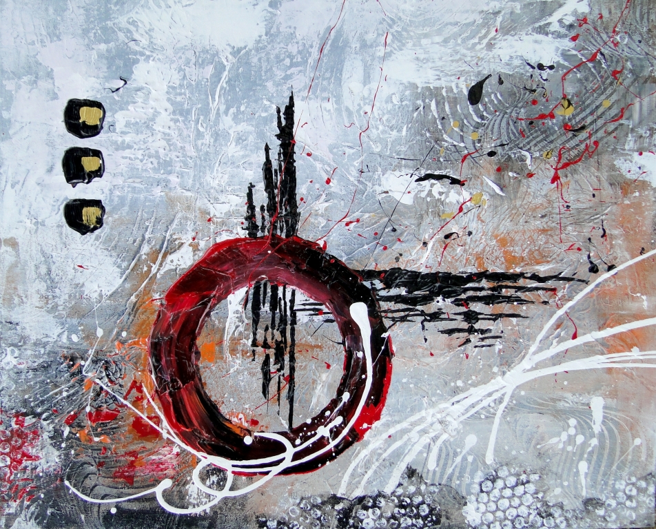 Tela astratta contemporanea moderna