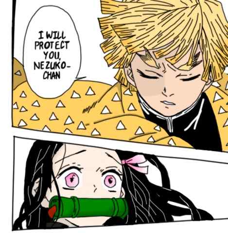 I will protect you, from Demon Slayer