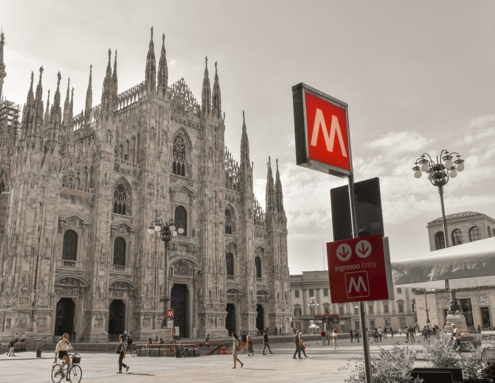 Milano piazza del Duomo